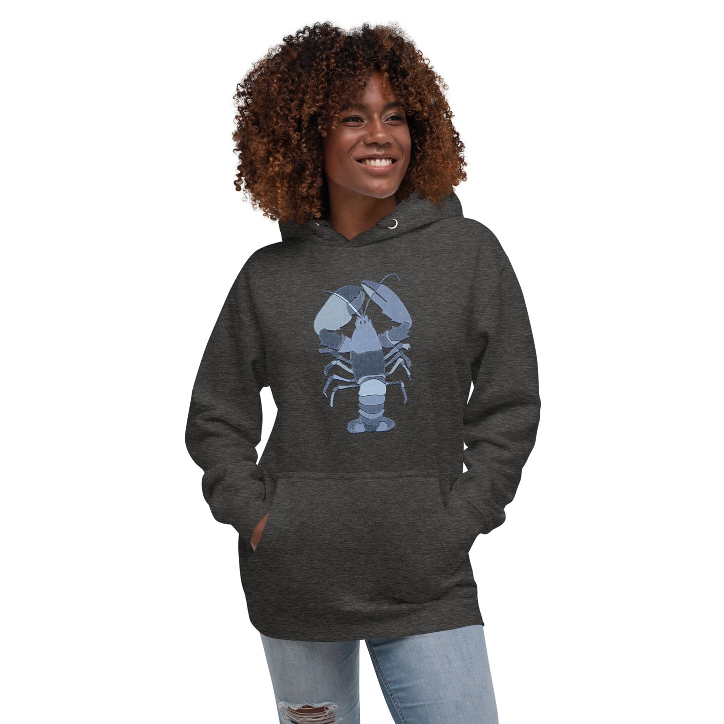 Denim Lobster Unisex Hoodie