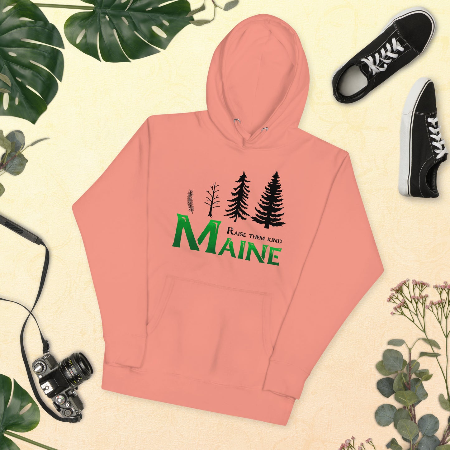 Maine "Raise Them Kind" Unisex Hoodie