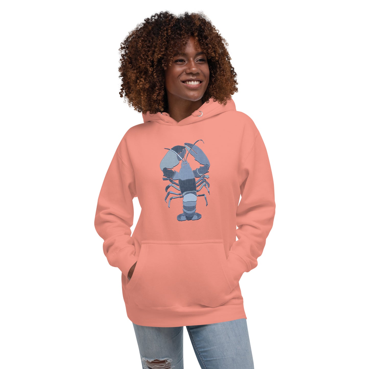 Denim Lobster Unisex Hoodie