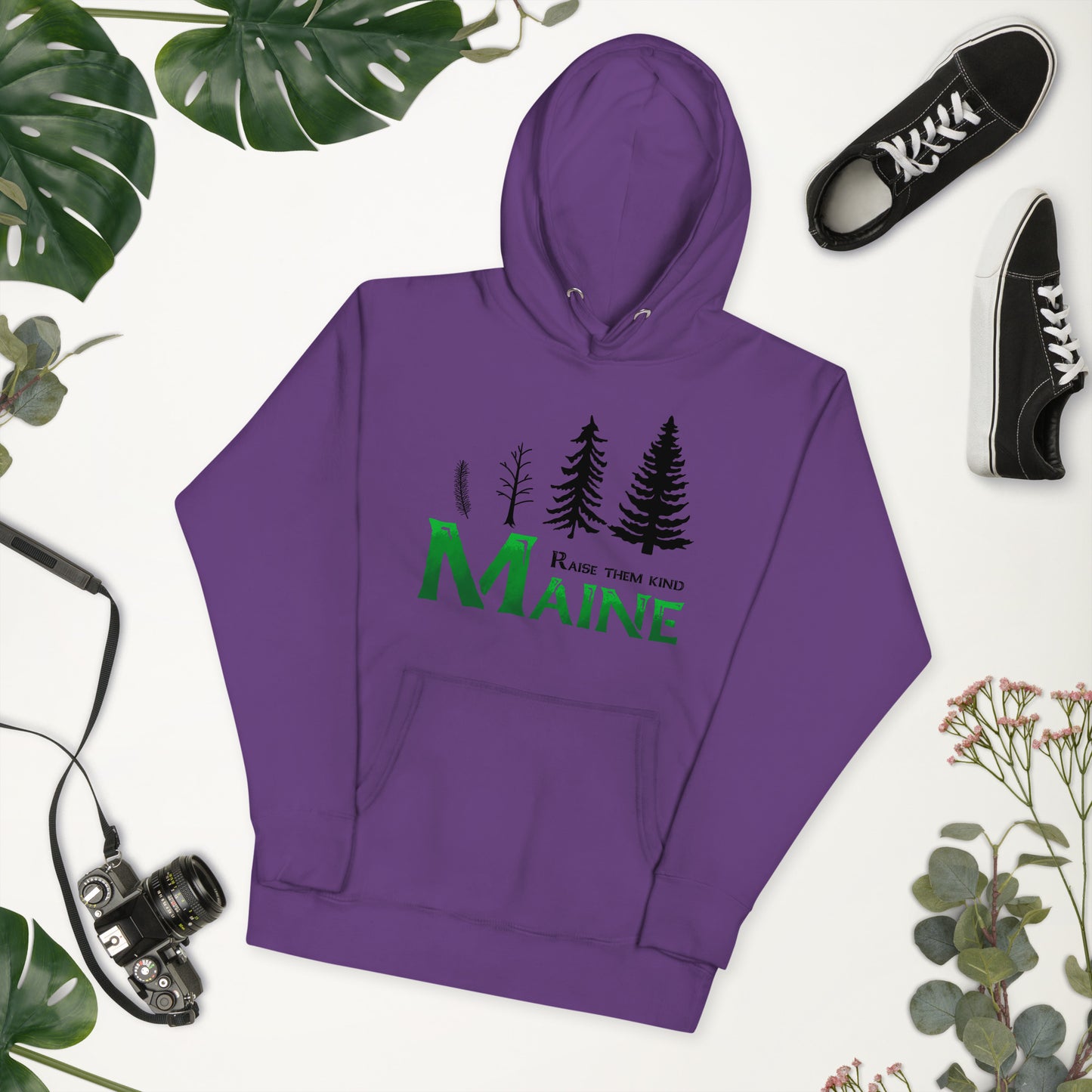 Maine "Raise Them Kind" Unisex Hoodie