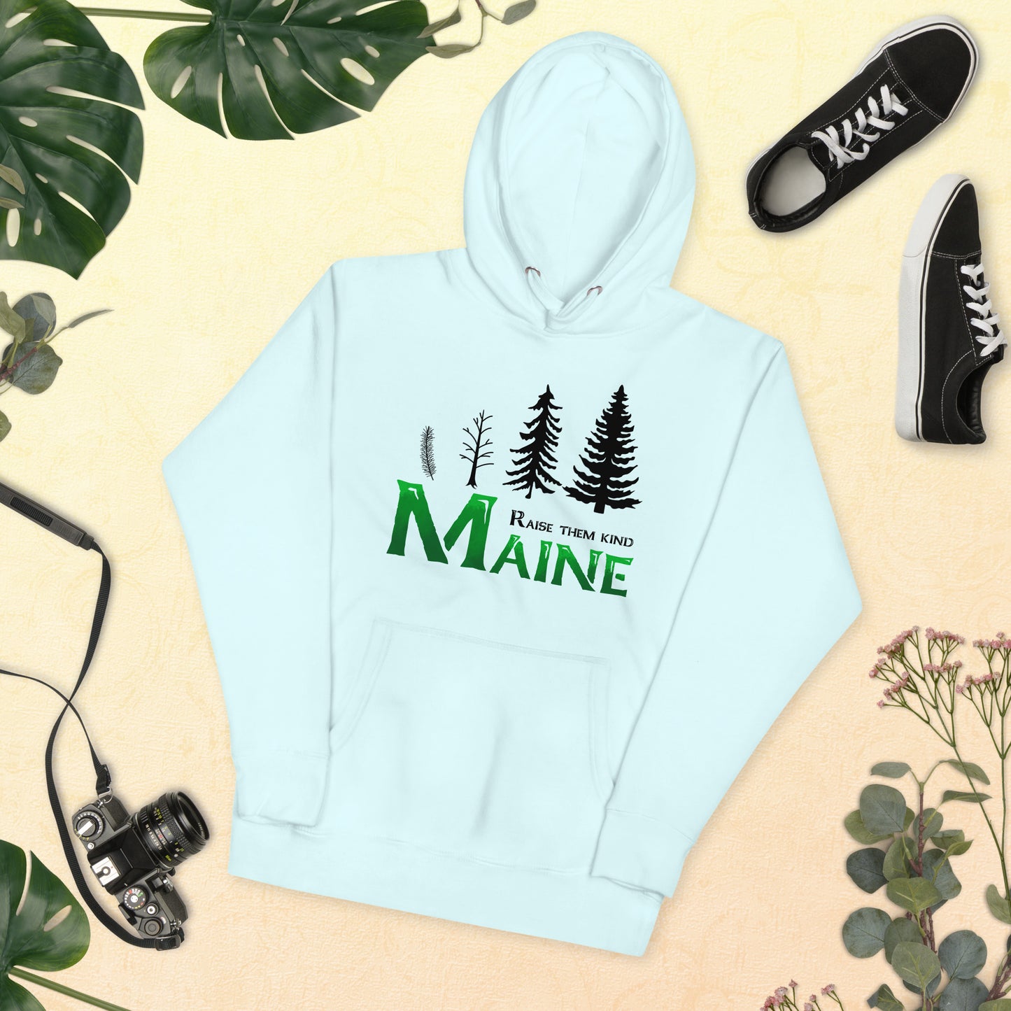 Maine "Raise Them Kind" Unisex Hoodie