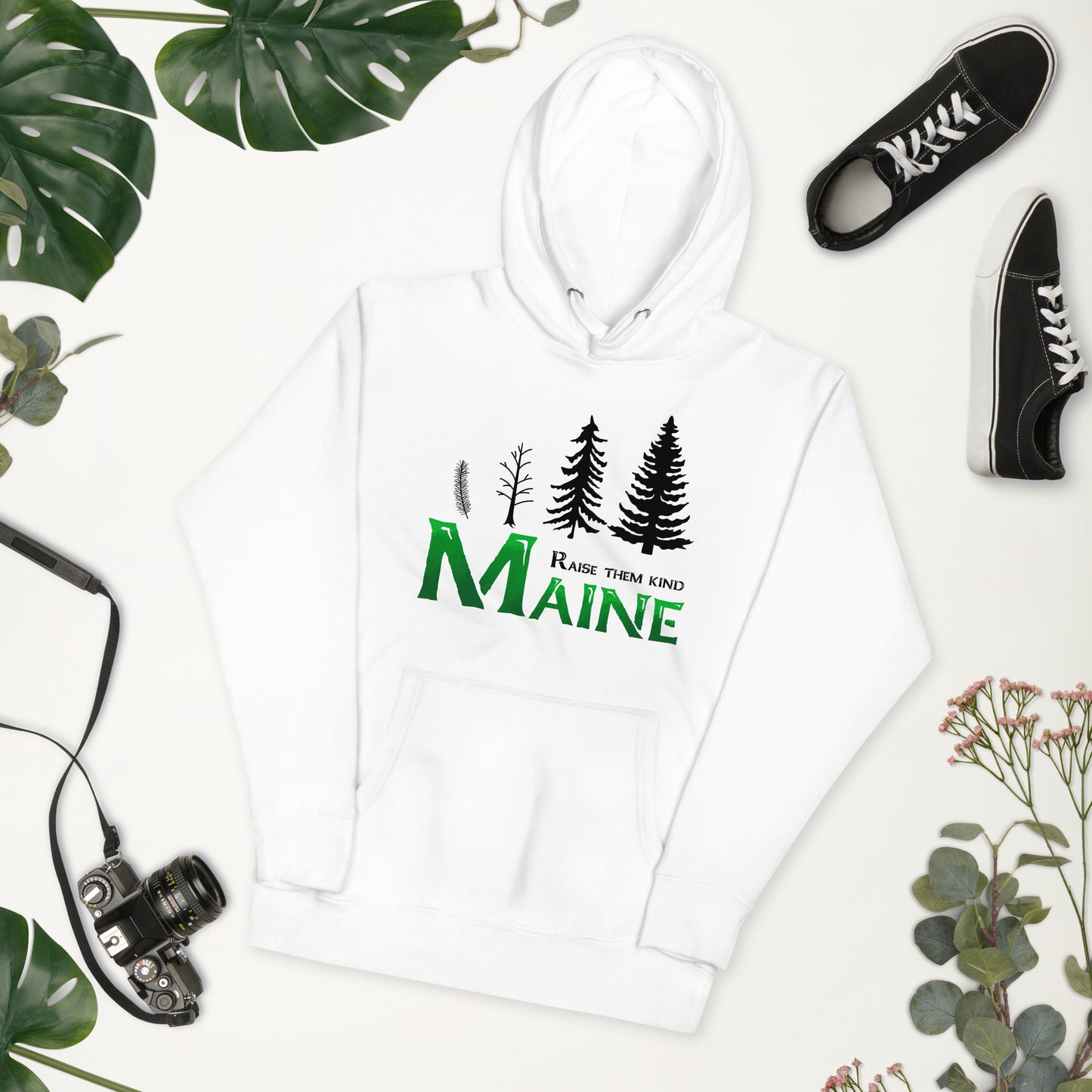 Maine "Raise Them Kind" Unisex Hoodie