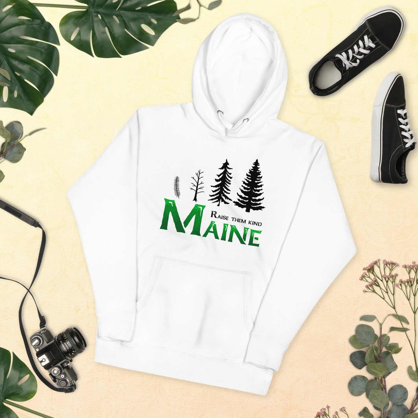 Maine "Raise Them Kind" Unisex Hoodie