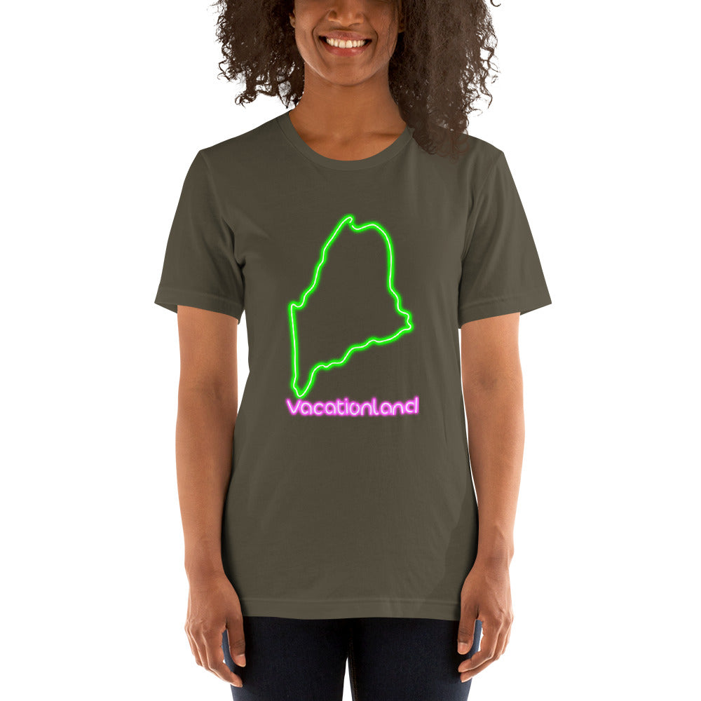 Maine Neon Unisex t-shirt, Green