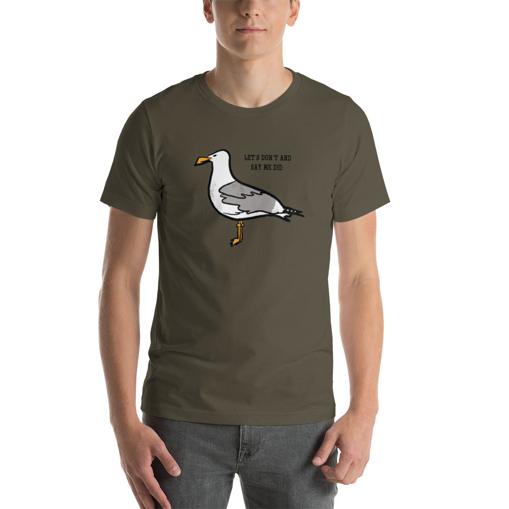 Sarcastic Seagull Unisex t-shirt, dark