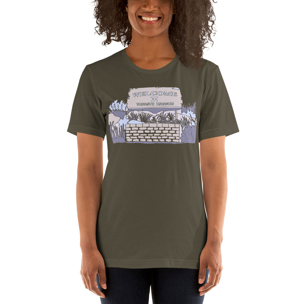 Welcome to Tenants Harbor Unisex t-shirt, Style 2