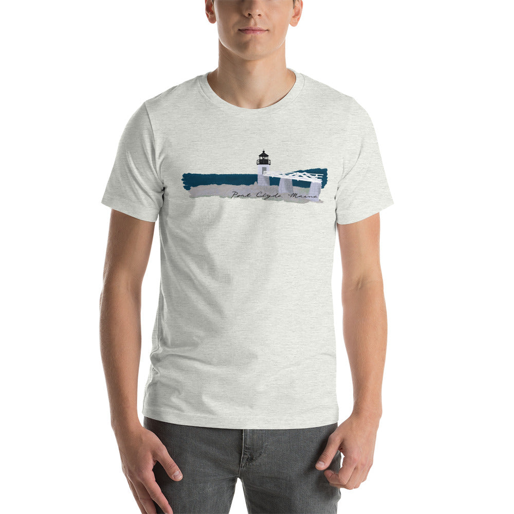 Marshall Point Lighthouse Unisex t-shirt, light