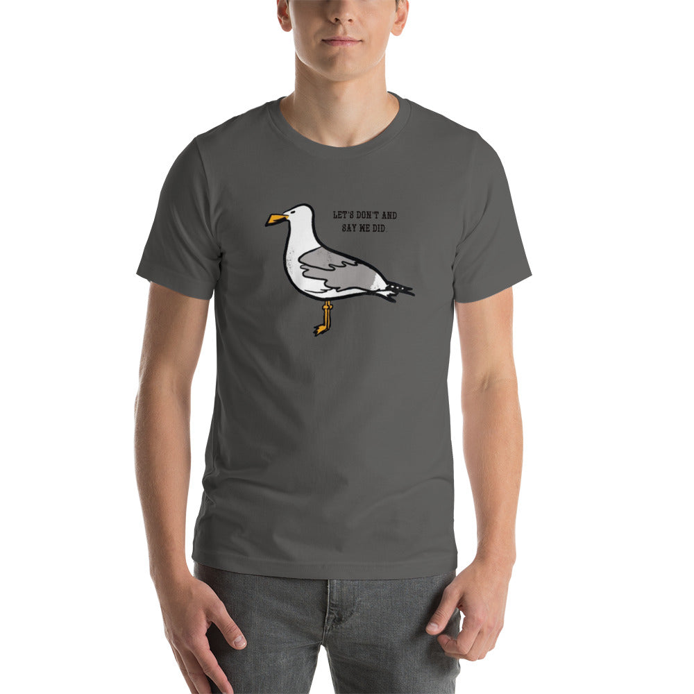 Sarcastic Seagull Unisex t-shirt, dark