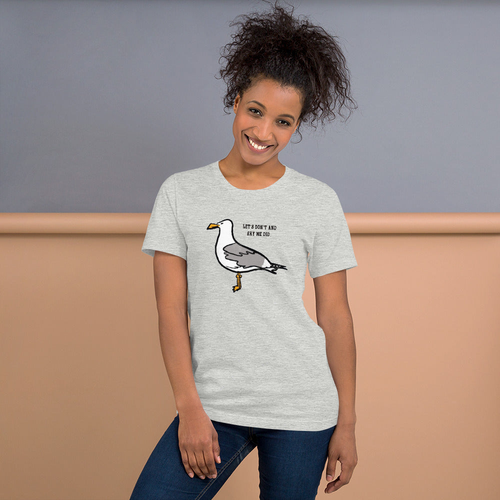 Sarcastic Seagull Unisex t-shirt, light