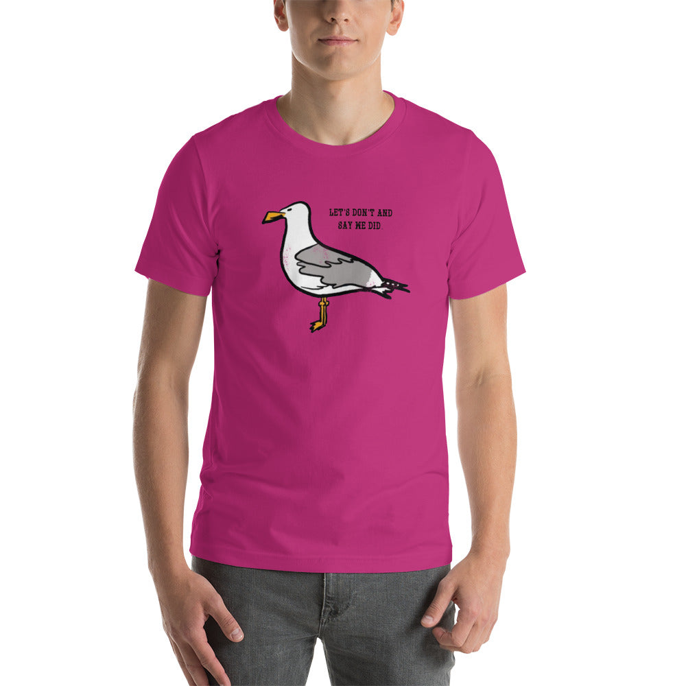 Sarcastic Seagull Unisex t-shirt, dark