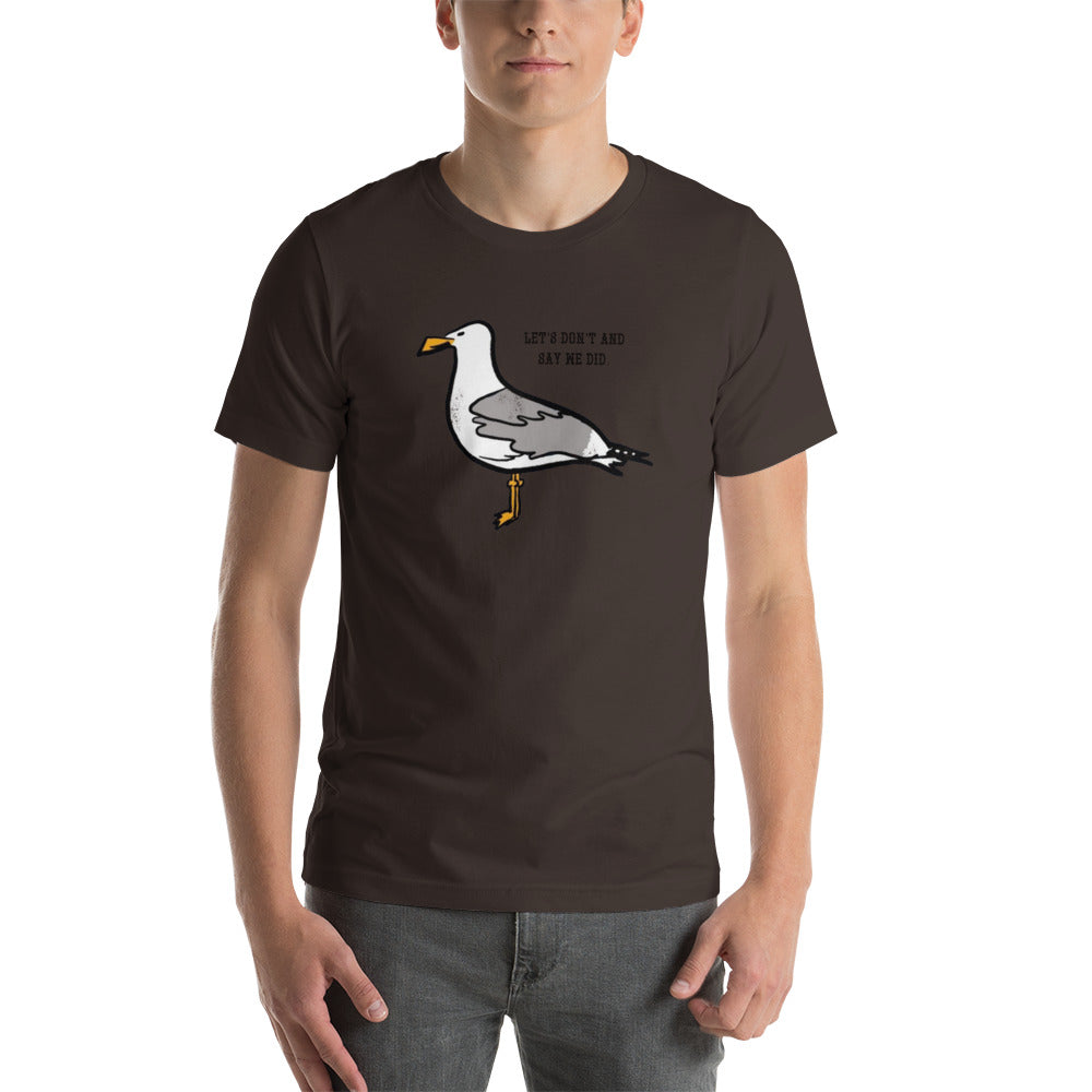 Sarcastic Seagull Unisex t-shirt, dark