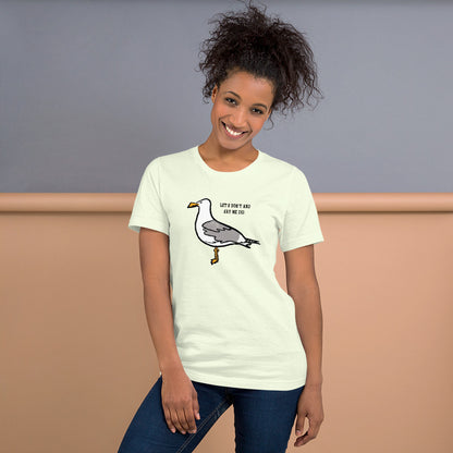 Sarcastic Seagull Unisex t-shirt, light