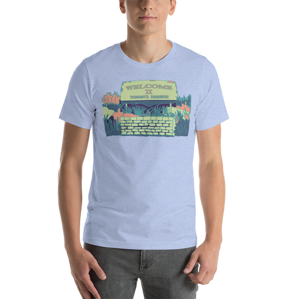 Welcome to Tenants Harbor Unisex t-shirt, Style 4