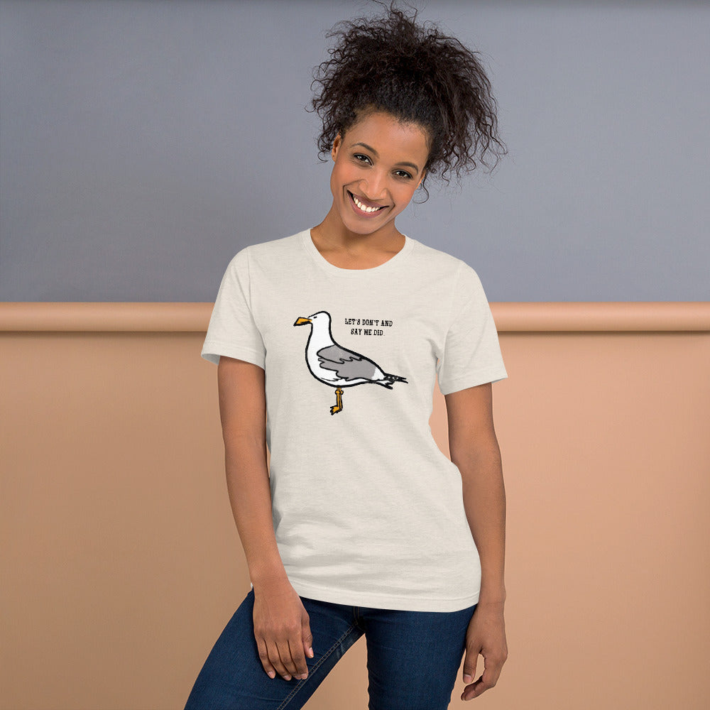 Sarcastic Seagull Unisex t-shirt, light