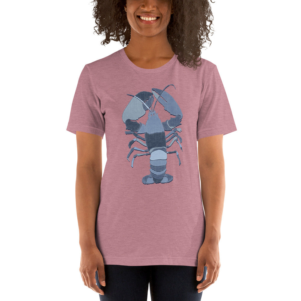 Denim Lobster Unisex t-shirt