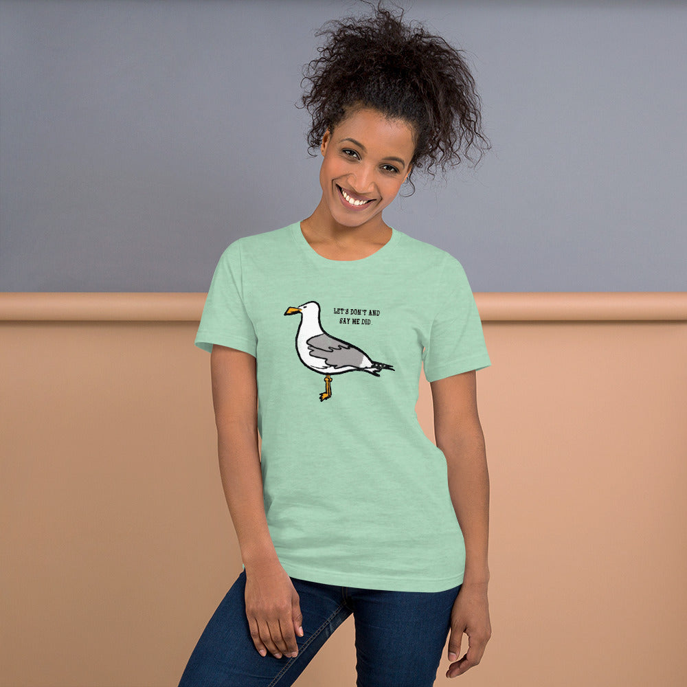 Sarcastic Seagull Unisex t-shirt, light