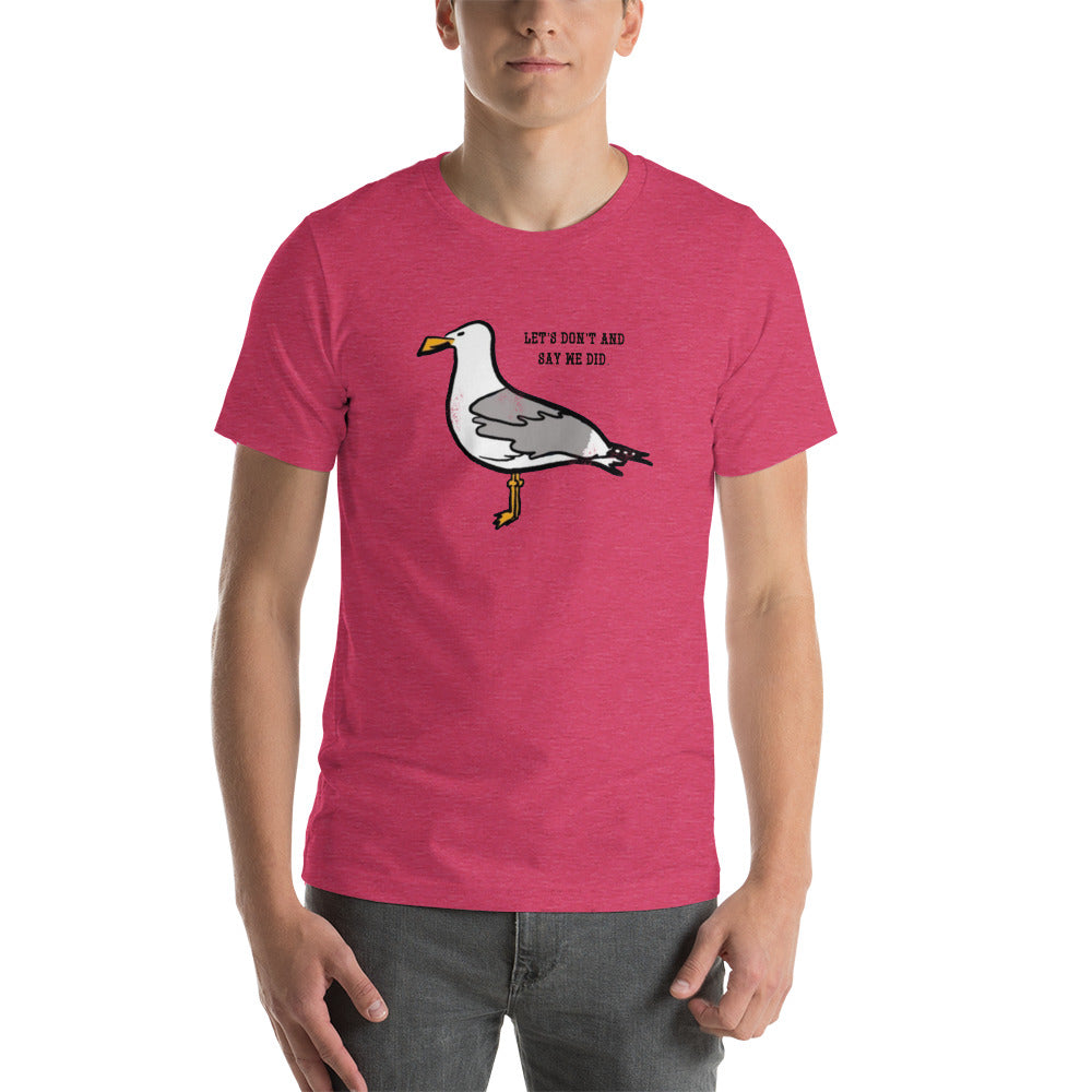 Sarcastic Seagull Unisex t-shirt, dark