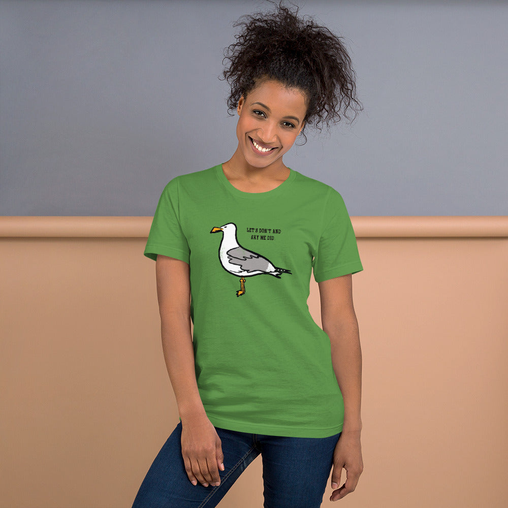 Sarcastic Seagull Unisex t-shirt, light