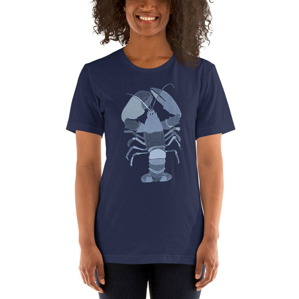 Denim Lobster Unisex t-shirt