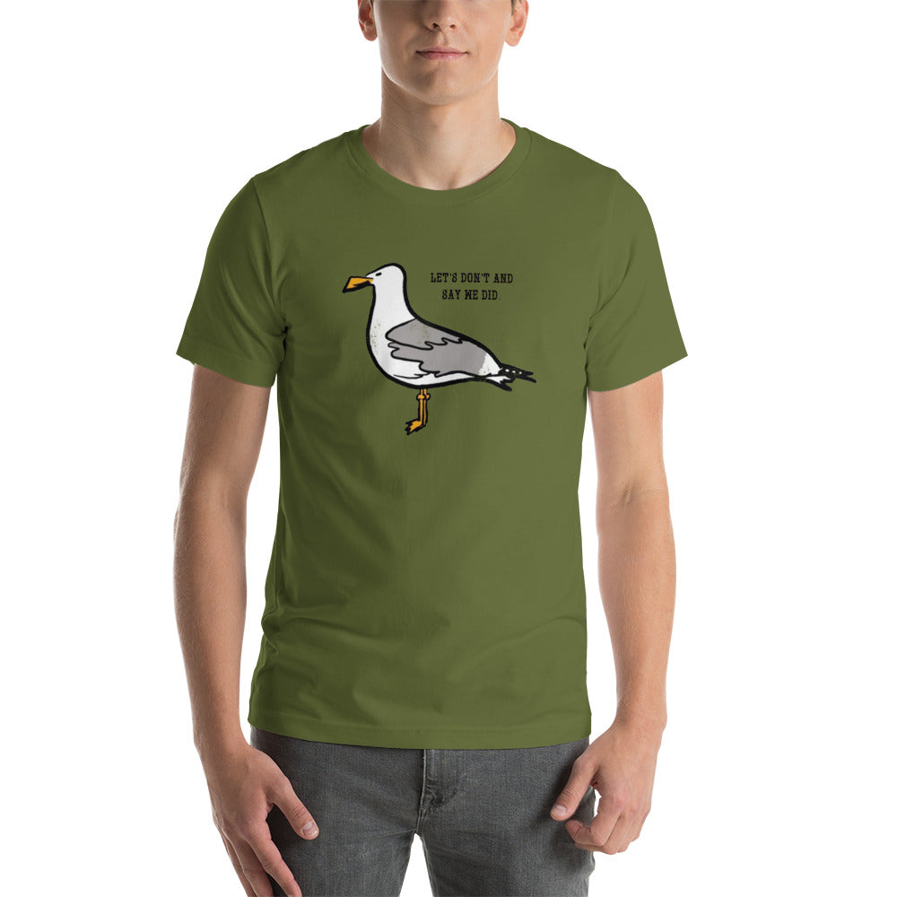 Sarcastic Seagull Unisex t-shirt, dark