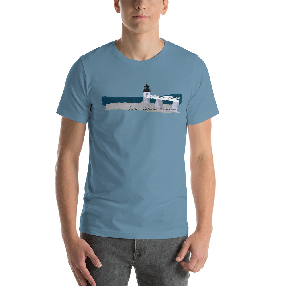 Marshall Point Lighthouse Unisex t-shirt, light