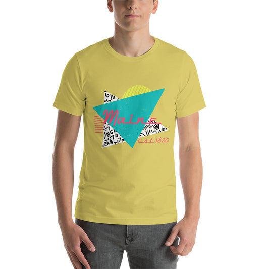 80's Maine Unisex t-shirt, bright colors