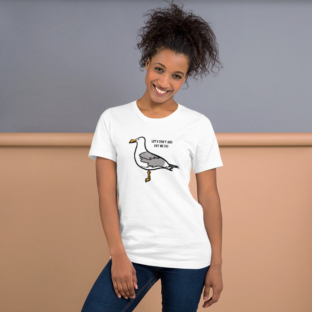 Sarcastic Seagull Unisex t-shirt, light