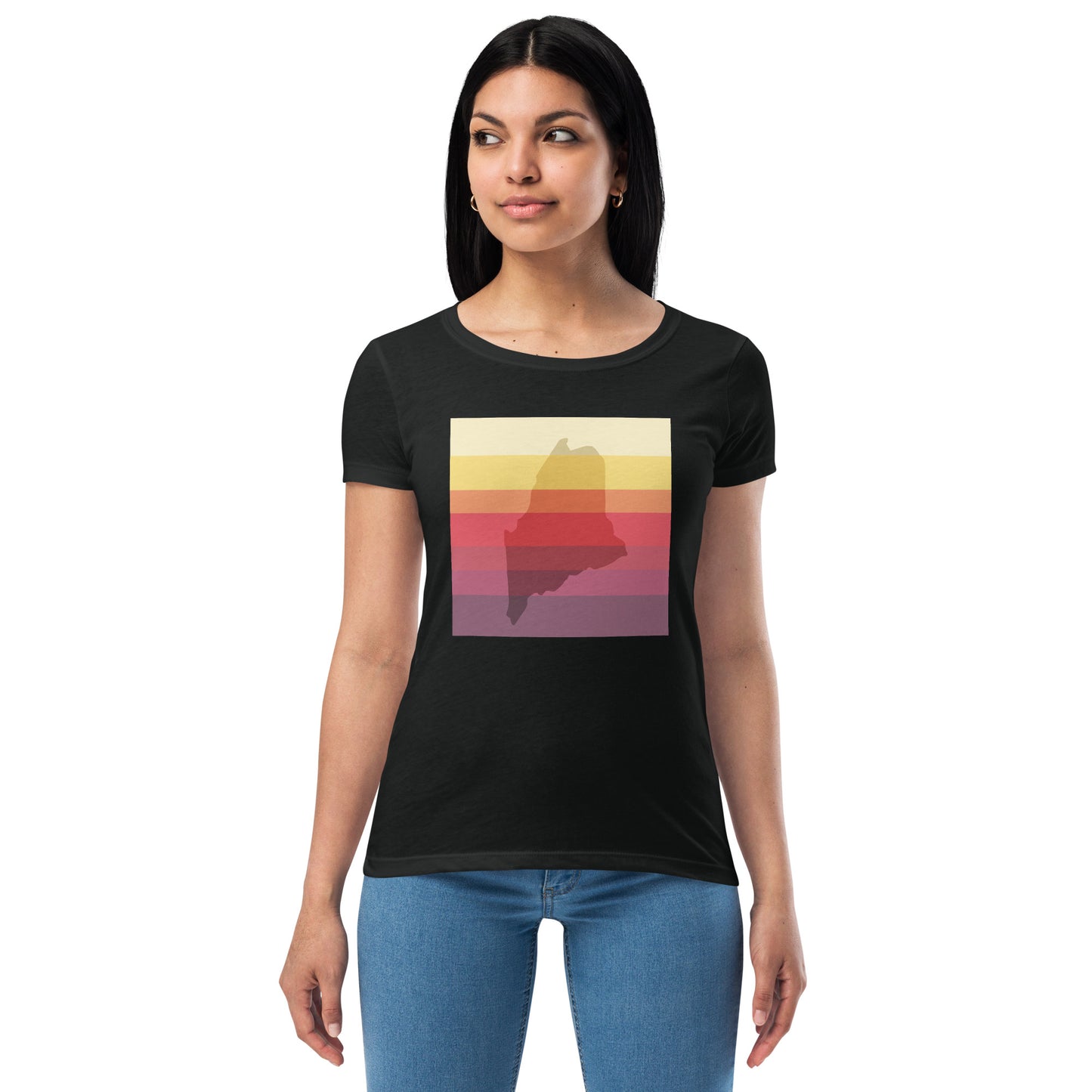 Maine VHS T-120 Women’s fitted t-shirt