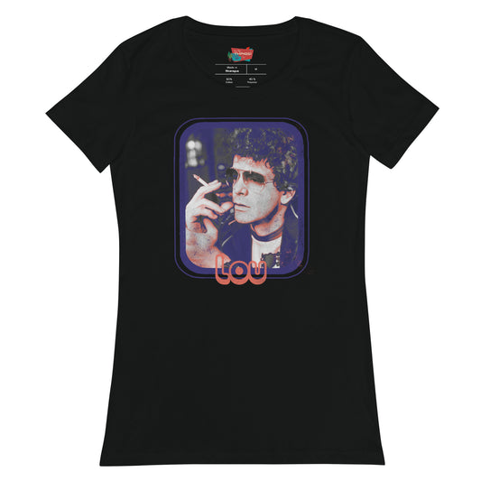 Lou Reed Women’s fitted t-shirt