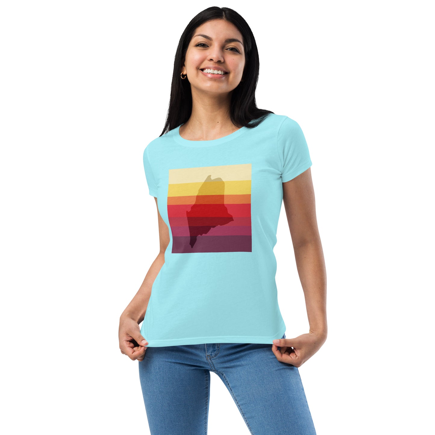 Maine VHS T-120 Women’s fitted t-shirt