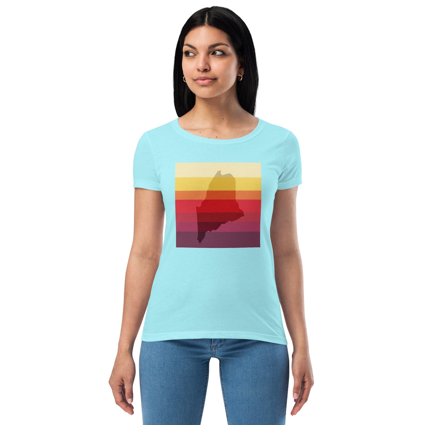 Maine VHS T-120 Women’s fitted t-shirt