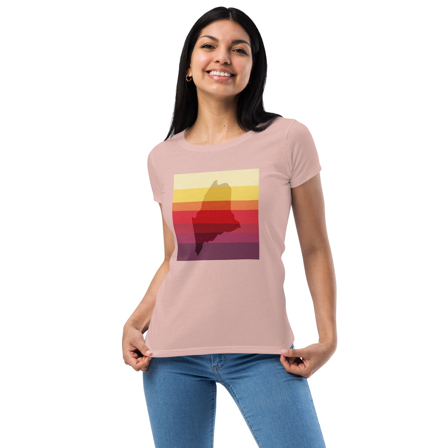 Maine VHS T-120 Women’s fitted t-shirt