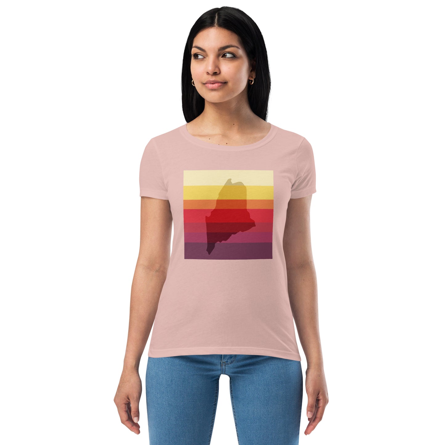 Maine VHS T-120 Women’s fitted t-shirt