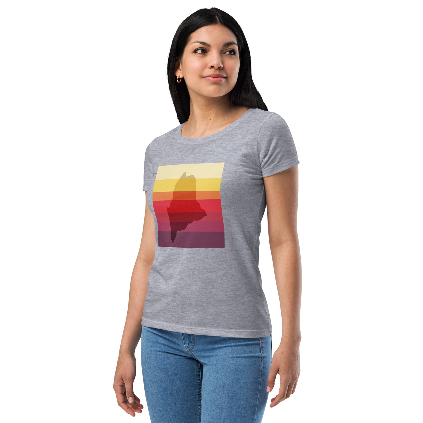 Maine VHS T-120 Women’s fitted t-shirt