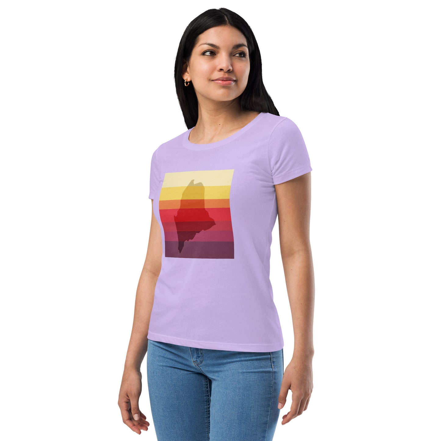 Maine VHS T-120 Women’s fitted t-shirt