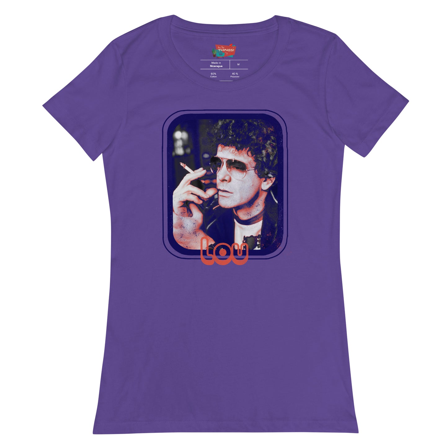 Lou Reed Women’s fitted t-shirt