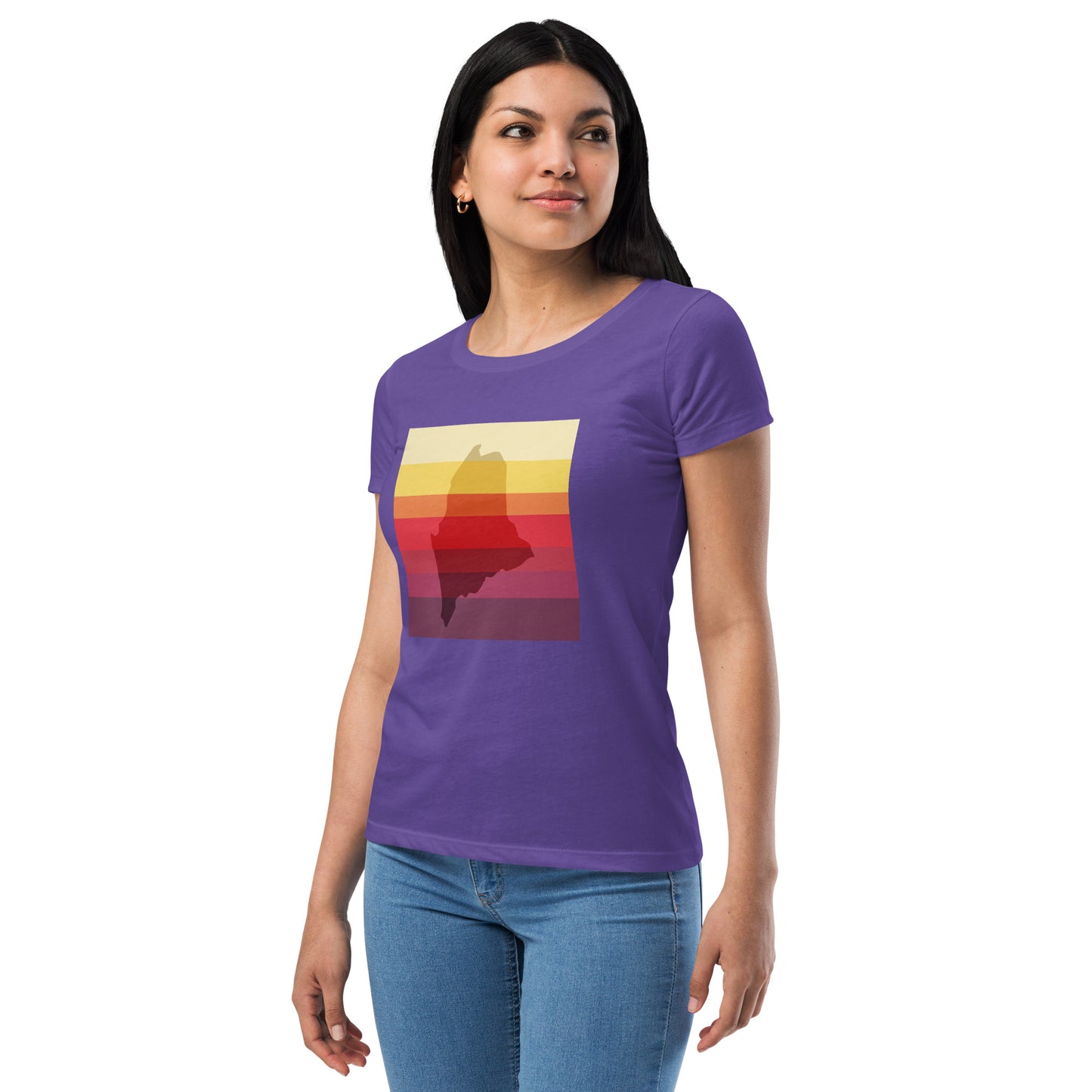 Maine VHS T-120 Women’s fitted t-shirt