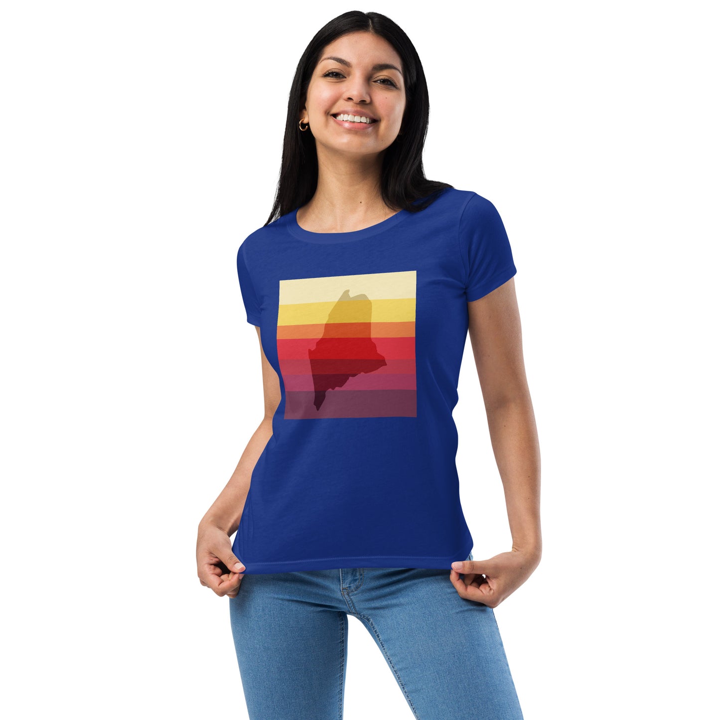 Maine VHS T-120 Women’s fitted t-shirt