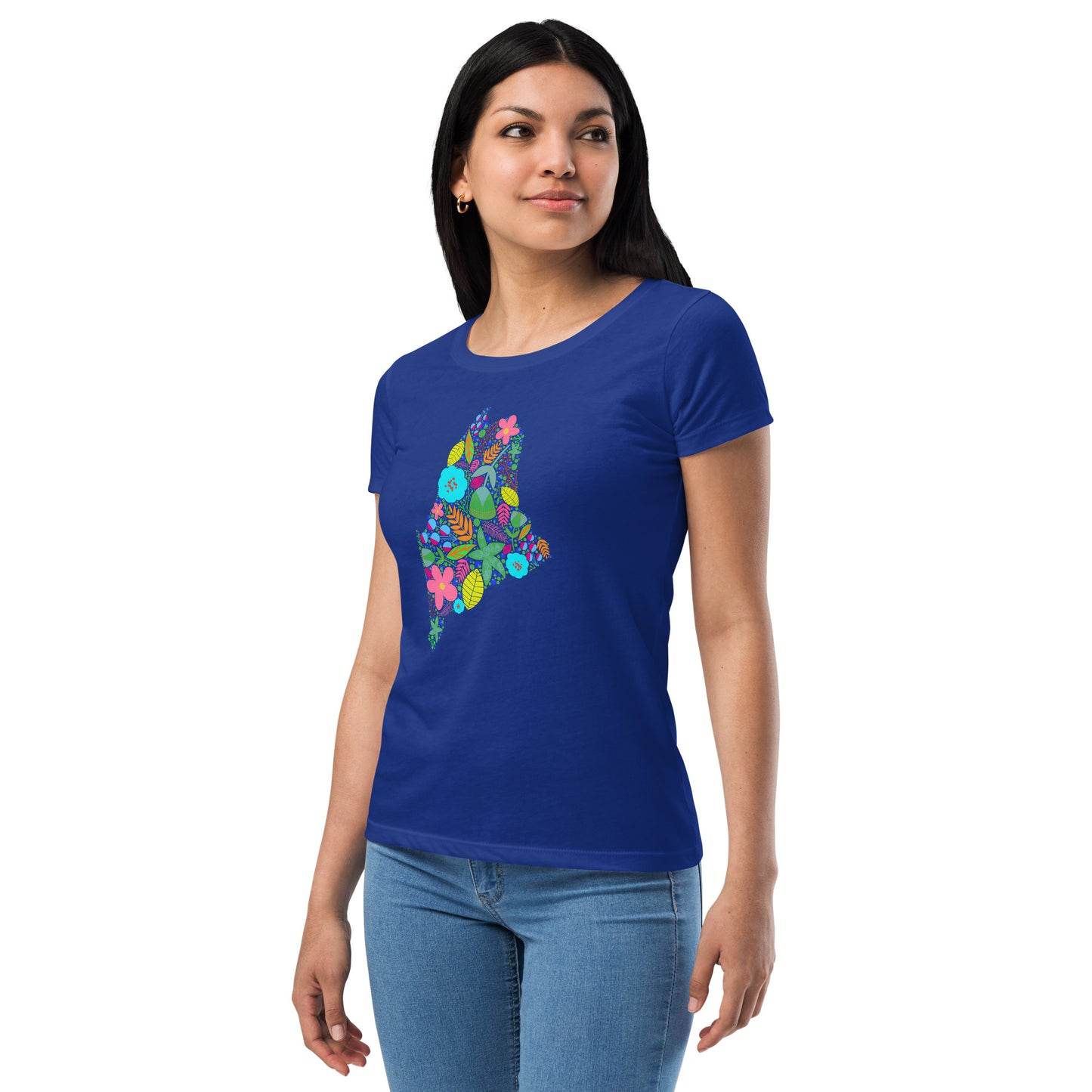 Maine Neon Women’s fitted t-shirt