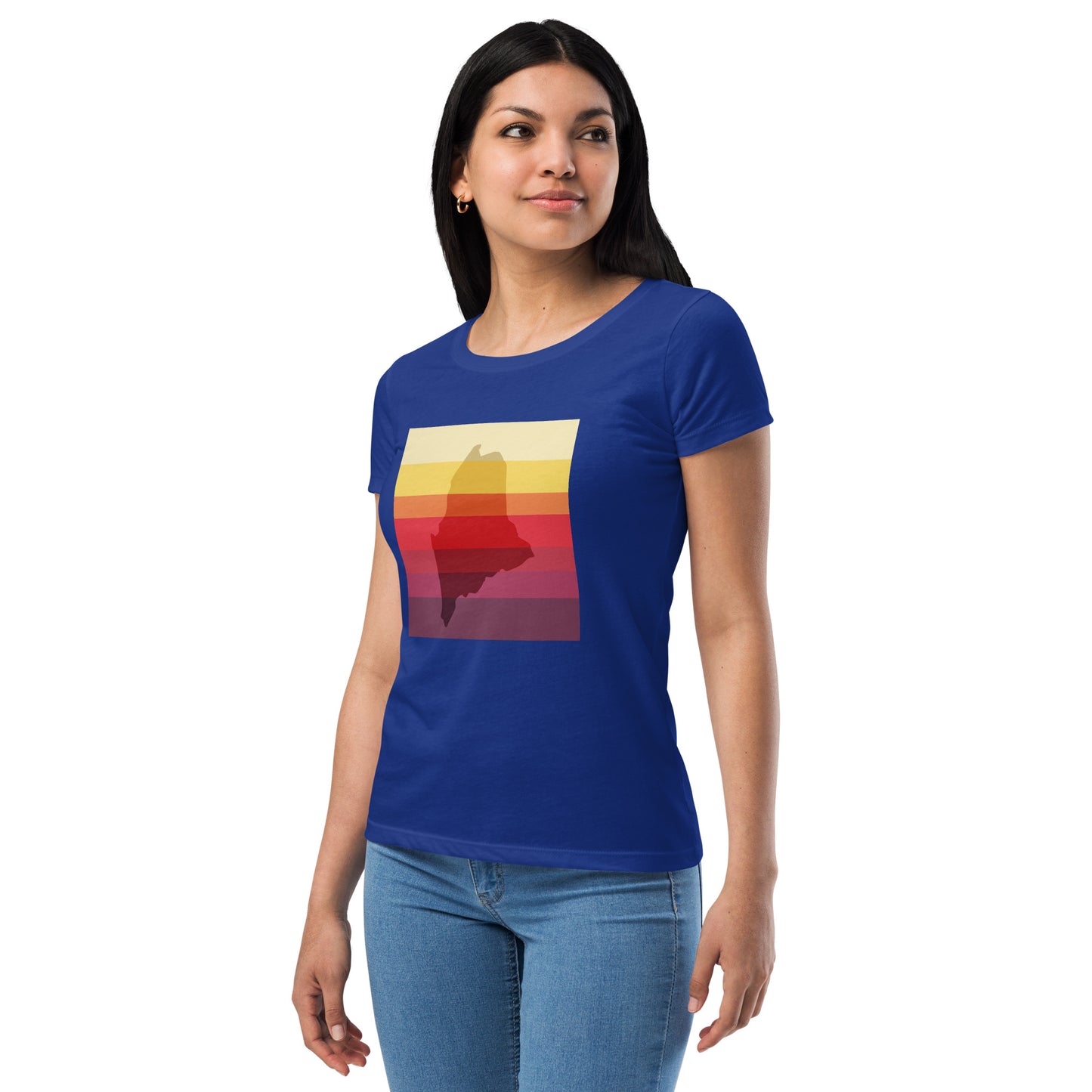 Maine VHS T-120 Women’s fitted t-shirt