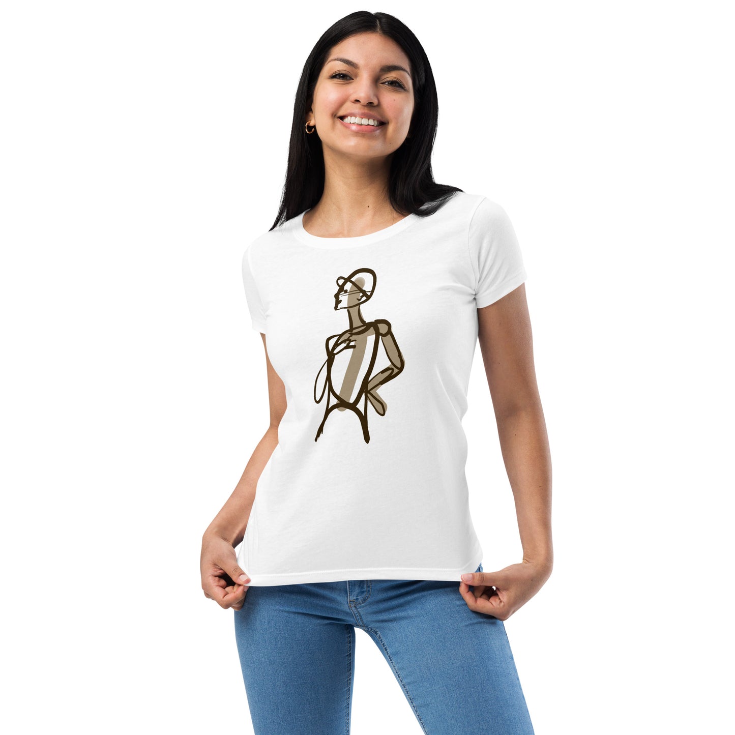 Model Image Women’s fitted t-shirt