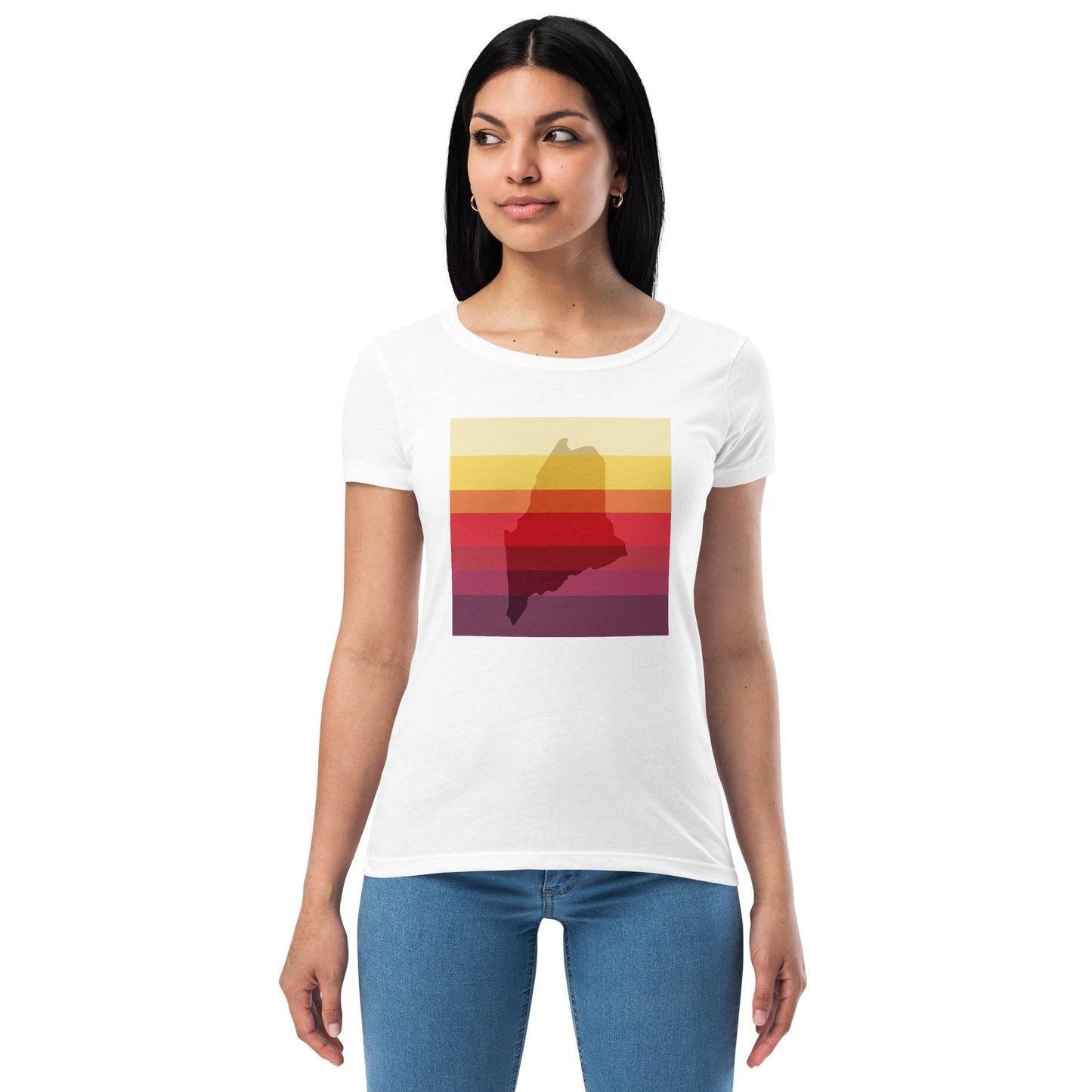 Maine VHS T-120 Women’s fitted t-shirt