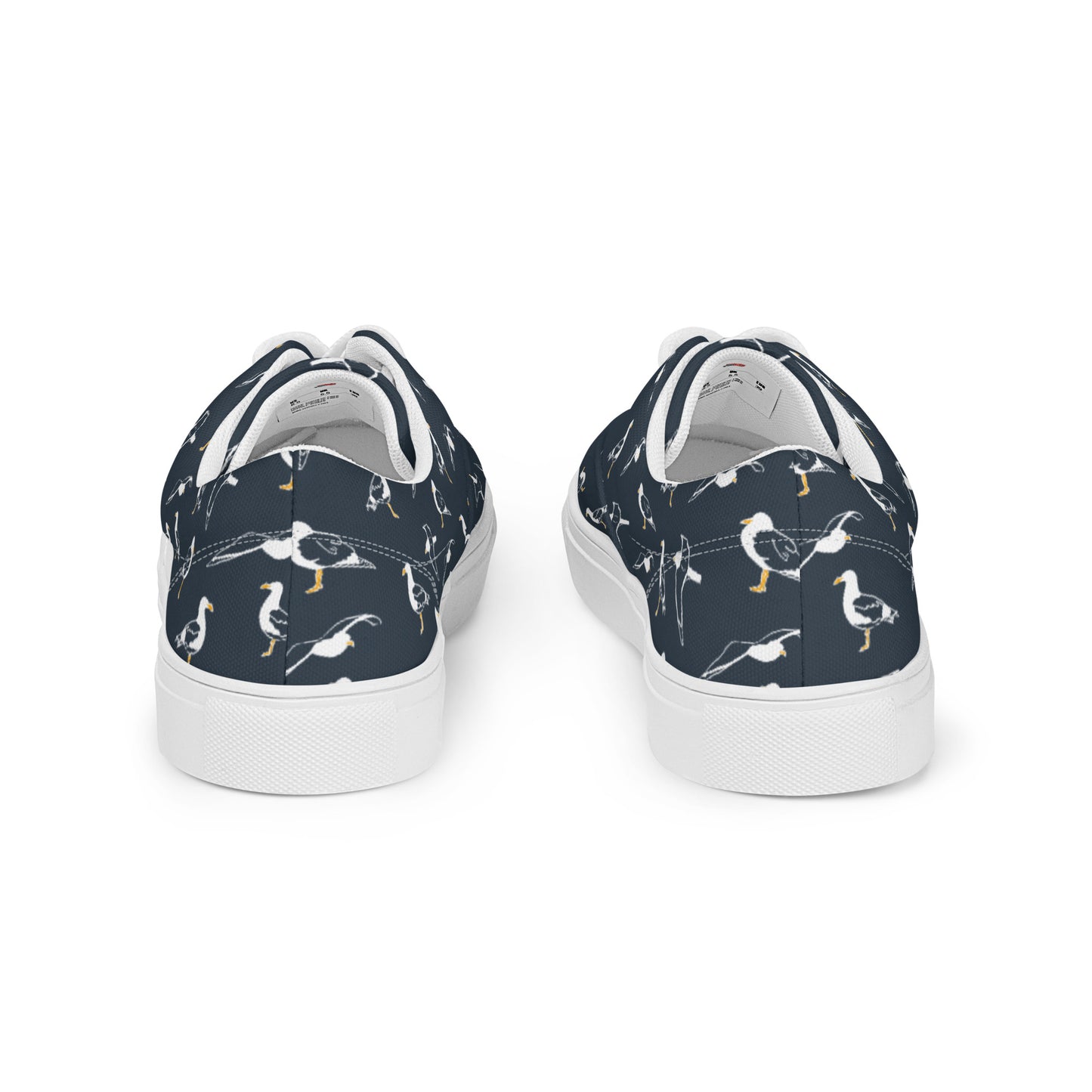 Navy Seagull Women’s lace-up canvas shoes