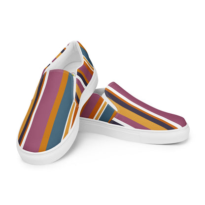 Mod Stripe Women’s slip-on canvas shoes