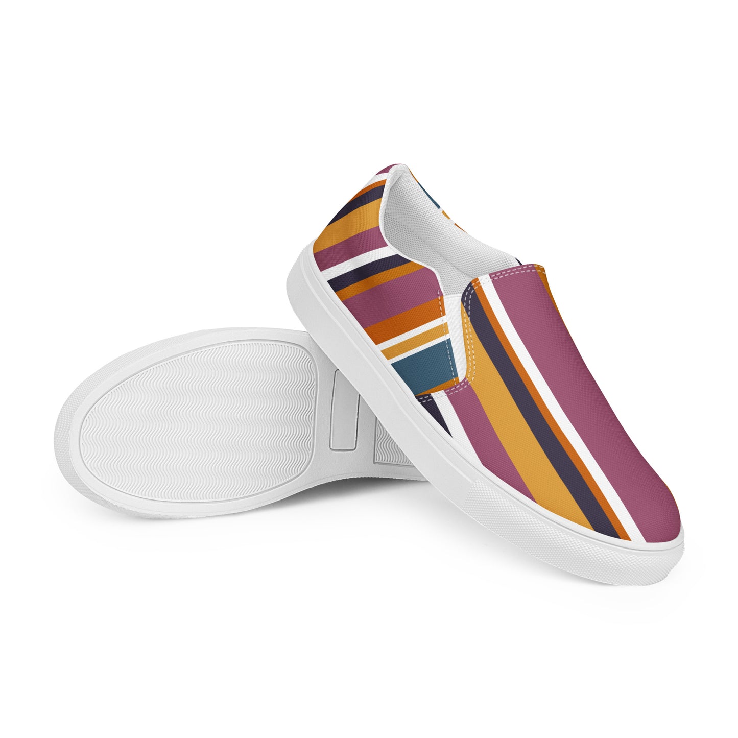 Mod Stripe Women’s slip-on canvas shoes